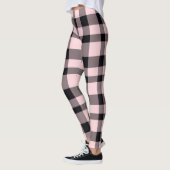 Liefde van roze/zwarte speldenvrouwen Leggings (Links)