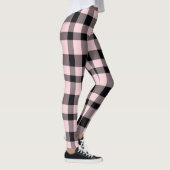 Liefde van roze/zwarte speldenvrouwen Leggings (Rechts)