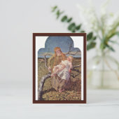 Liefde van Segantini Giovanni Briefkaart (Staand voorkant)