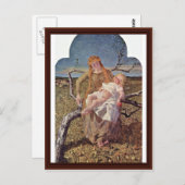 Liefde van Segantini Giovanni Briefkaart (Voorkant / Achterkant)