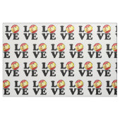 Liefde van Spanje glimlachende vlag Stof (Fat Quarter)