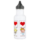 Liefde van verschillende nationaliteiten waterfles  (Rechts)