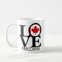 LIEFDE Vancouver (Canada Vlag) 11oz Koffiemok
