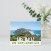 Liefde vanuit Australië Kustlandschap Kiffen Briefkaart (Staand voorkant)