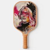 Liefde vanuit het Monogram Initiaal Pickleball Paddle (Voorkant)