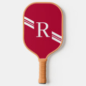 Liefde vanuit het Monogram Initiaal Pickleball Paddle (Achterkant)