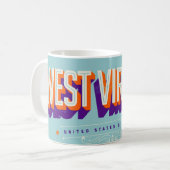 LIEFDE vanuit West Virginia VS Koffiemok (Voorkant links)