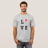 Liefde Varken Cartoon T-shirt (Voorkant volledig)