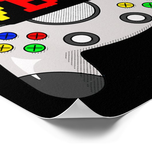 Liefde VBS 2024 Videogame Vakantie Bijbel School G Poster (Hoek)