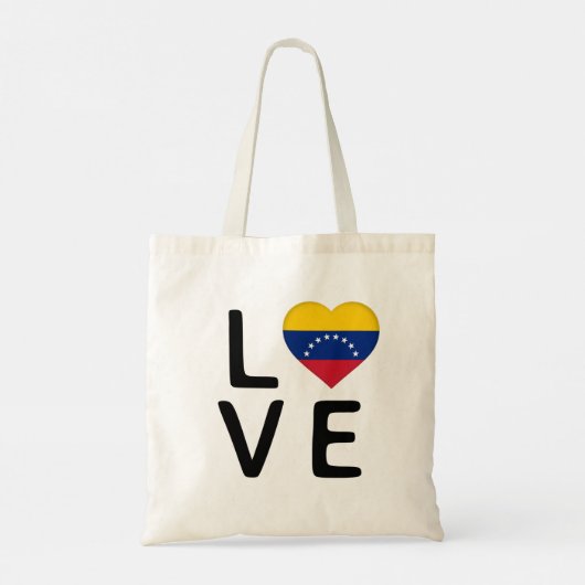 Liefde - Venezolaanse vlag Tote Bag (Achterkant)