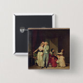 Liefde verander het, of de filosoof' vierkante button 5,1 cm (Voorkant /achterkant)