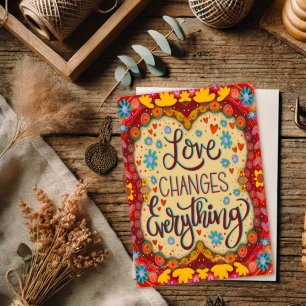 Liefde verandert alles Inspirivity Valentijn Kaart