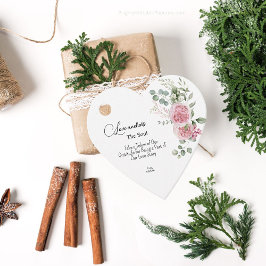 Liefde verankert de ziel Pioenroos Bruiloft Favor  Bedankjes Labels