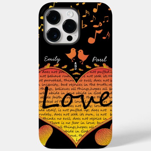Liefde verdraagt alles 1 Corinthiërs Case-Mate iPhone Case (Achterkant)