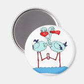 Liefde (verdraaid) magneet (Voorkant / Achterkant)