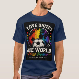 Liefde verenigt de wereld t-shirt