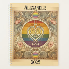 Liefde verenigt ons met Pastel Rainbow Planner