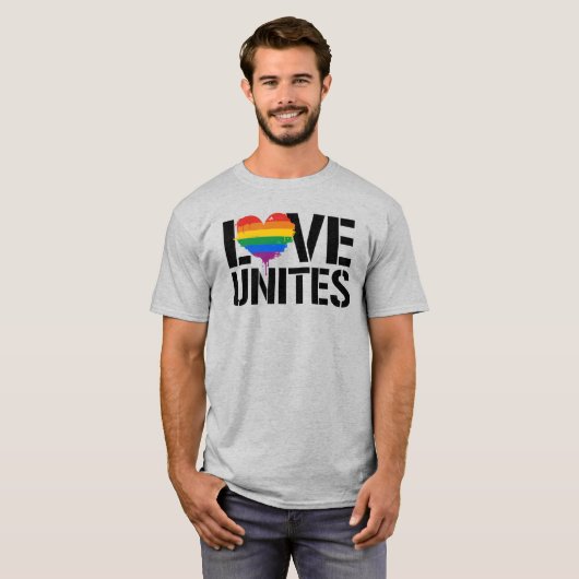 Liefde verenigt t-shirt (Voorkant volledig)