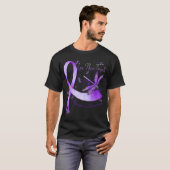 Liefde vergeet nooit Alzheimer Awareness Dragonfly T-shirt (Voorkant volledig)