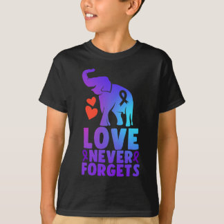 Liefde vergeet nooit Alzheimer Elephant 1 T-shirt