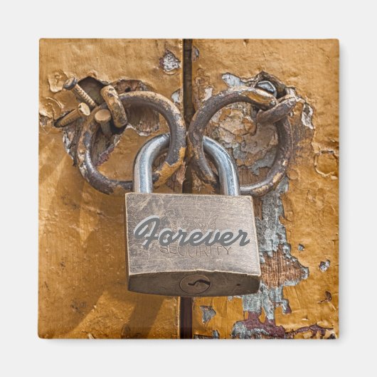 Liefde vergrendeling op Antiek deur Magneet (Voorkant)