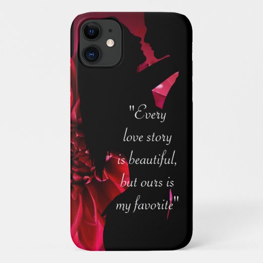 Liefde verhaal citeert kus minnaar achtergrond Hoe Case-Mate iPhone Case (Achterkant)