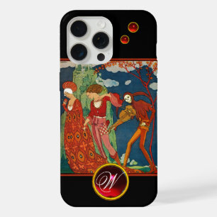 LIEFDE, VERLANGEN EN DOOD RODE EDELE STEEN MONOGRA iPhone 15 PRO MAX CASE