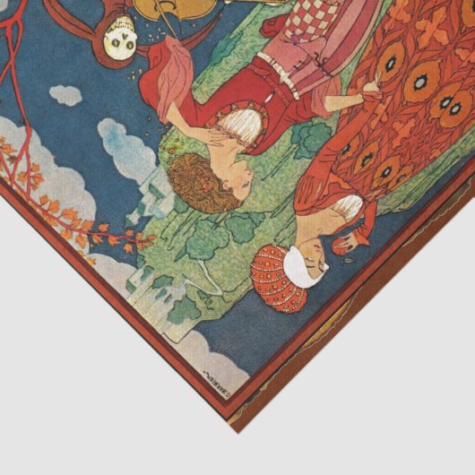 LIEFDE ,VERLANGEN EN DOOD Valentijnsdag perkament Tissuepapier (Detail)