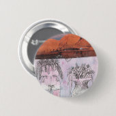 Liefde vermindert je in de helft | Pin Ronde Button 5,7 Cm (Voorkant /achterkant)