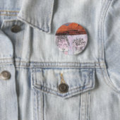 Liefde vermindert je in de helft | Pin Ronde Button 5,7 Cm (In situ)