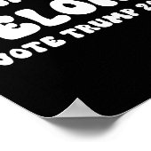 Liefde Veroordeelde misdadigers Stemmen Trump 2024 Poster (Hoek)