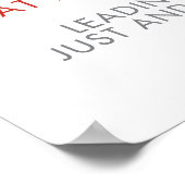 Liefde veroorzaakt angst 18 x 24 Poster (Hoek)