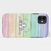 liefde verovert alle hondshond van de regenbooghon Case-Mate iPhone case (Achterkant (horizontaal))