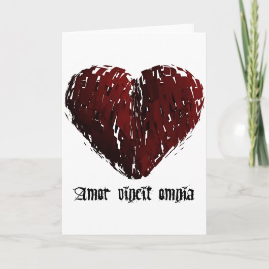 Liefde verovert alles kaart (Voorkant)