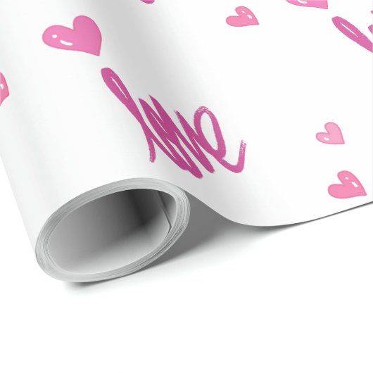 Liefde verpakkingspapier cadeaupapier