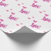 Liefde verpakkingspapier cadeaupapier (Hoek)