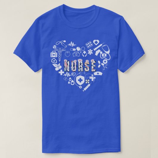 Liefde Verpleegster 10 T-shirt (Design voorkant)