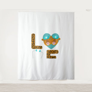 Liefde Verpleegster Leven Cheetah 5 Wandkleed