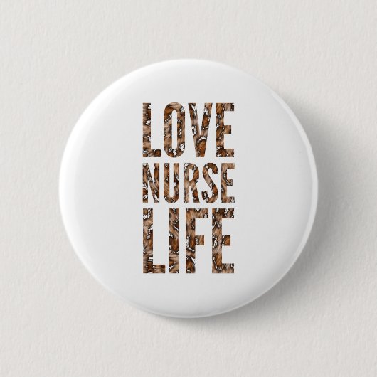 Liefde verpleegster ronde button 5,7 cm (Voorkant)