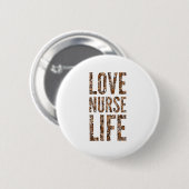 Liefde verpleegster ronde button 5,7 cm (Voorkant /achterkant)