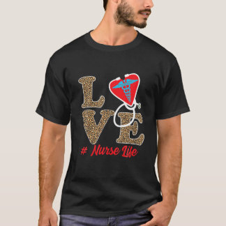 Liefde verpleegsters in het leven citeert verpleeg t-shirt