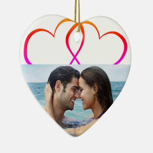 Liefde versiering keramisch ornament (Rechts)