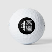 Liefde vertrouwen allemaal op een paar Shakespeare Golfballen (Voorkant)