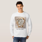 "Liefde vervaagt nooit" T-shirt (Voorkant volledig)