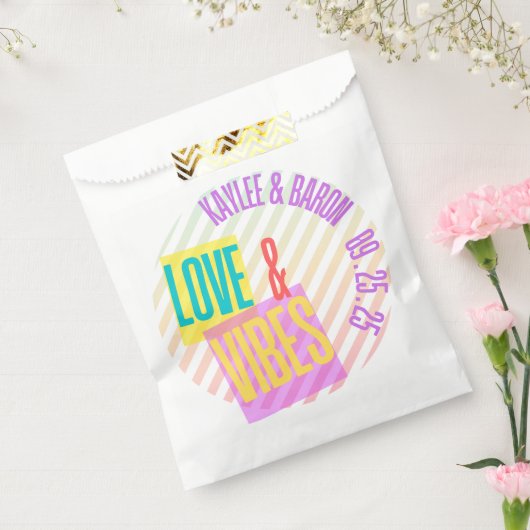 Liefde & Vibes Wedding Branding Bedankzakje (Gezegeld)