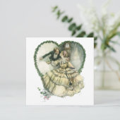  liefde, Victoriaans kersthuwelijk Kaart (Staand voorkant)