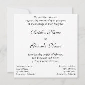  liefde, Victoriaans kersthuwelijk Kaart (Achterkant)