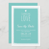 Liefde vieren | Datum opslaan Save The Date (Voorkant / Achterkant)