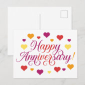 Liefde vieren: Gefeliciteerd met jullie jubileum Briefkaart (Voorkant / Achterkant)