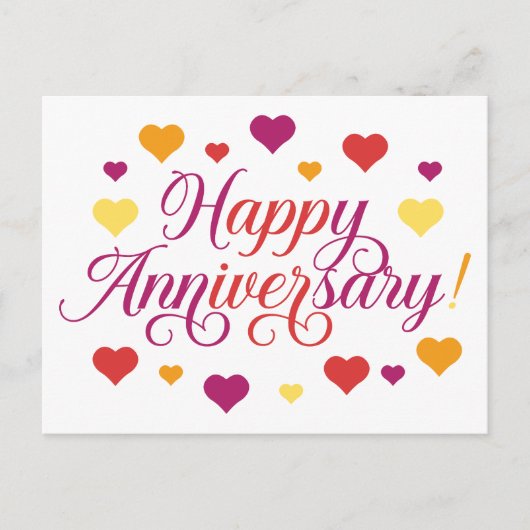 Liefde vieren: Gefeliciteerd met jullie jubileum Briefkaart (Voorkant)